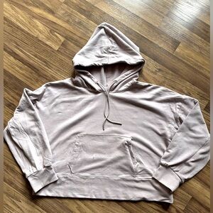 FLX Embrace French Terry Popover Hoodie Cropped Boxy Size XL